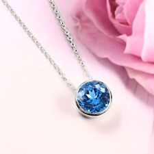 Natural Ceylon Blue Spinel 925 Silver Pendant Anniversary Engagement Gifts