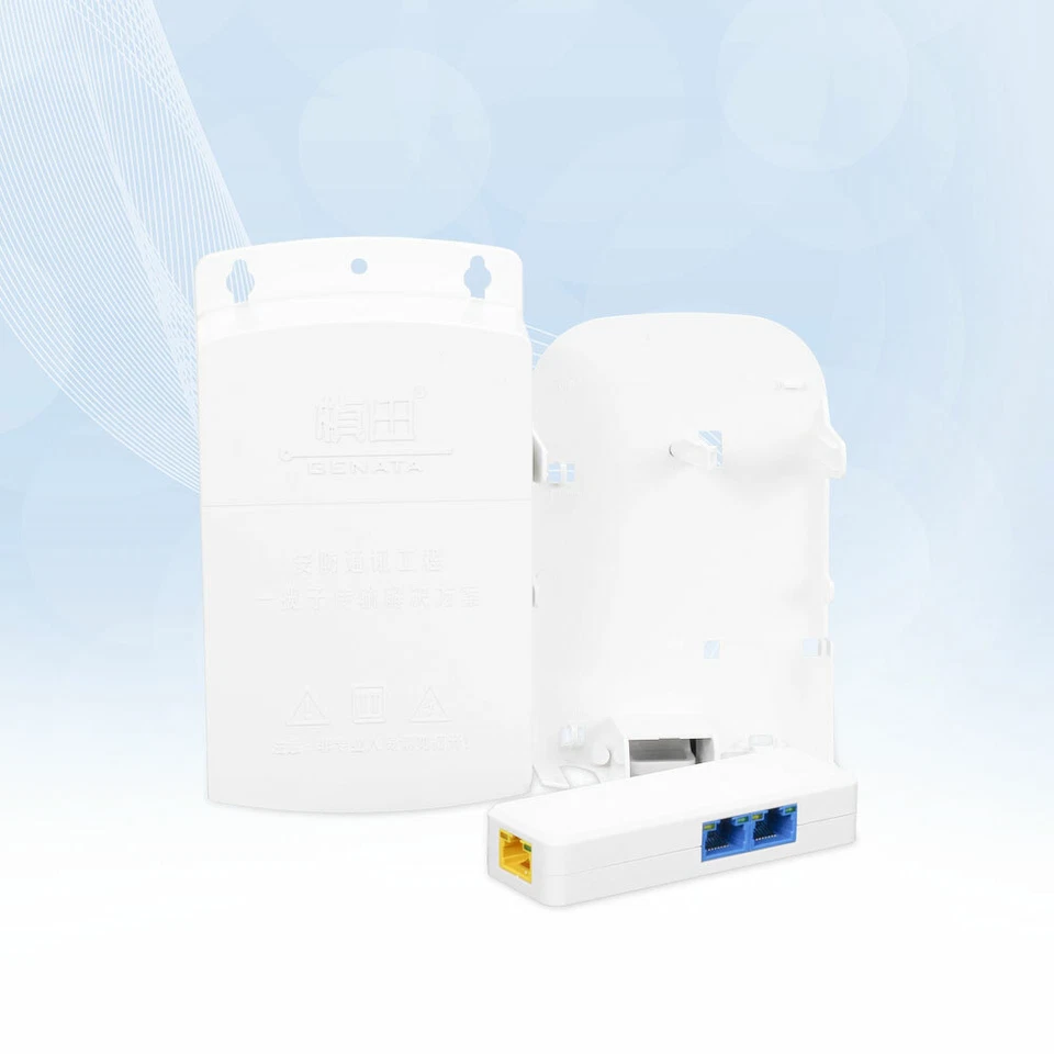 GENATA 3 Port Outdoor POE Switch Extender Booster, 30W 48V 10/100Mbps  - Image 1 of 4