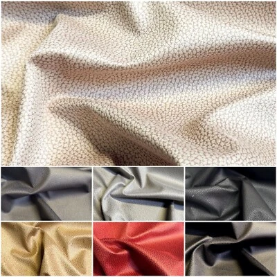 ESPRO Faux leather look fabric nappa leather imitation upholstery fabric furniture fabric decorative scars