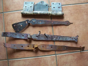 Antike Türbeschläge  Beschläge  massiv 4 teilig - Bild 1 von 1