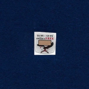 HERREN - GUNS AND GUTS MAKE AMERICA FREE - RETRO ZIFFERBLATT - Bild 1 von 1