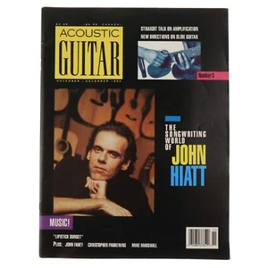 Acoustic Guitar Magazine November December 1990 Songwriting World Of John Hiatt - Picture 1 of 3