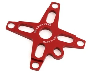 MCS BMX 4-Bolt SPIDER 104mm Made in USA! ROT - Bild 1 von 2