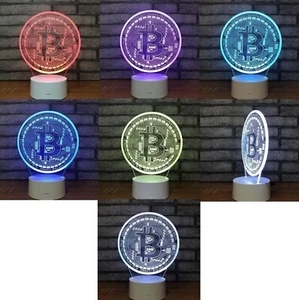 Multicolor LED Lampe im Btc Design 7 Farben- Fernb. - Bild 1 von 12