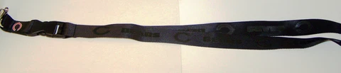 Chicago Bears NFL Bob Buckle Logo Lanyard Key Chain Ring - ALL BLACK Cover