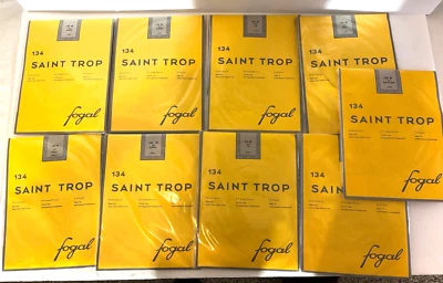 9 NEW Fogal Saint Trop 134 Pantyhose Light Sheer Toe to Waist Various Colors - Image 1 of 4