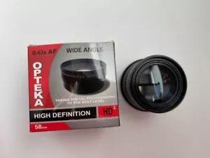 OPTEKA 58MM 0.43 X AF Wide Angle Conversion lens with 10x Macro - Picture 1 of 2