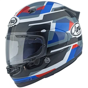 Casco de moto Arai Quantic azul abstracto - Imagen 1 de 7