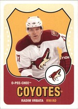 2010-11 (COYOTES) O-Pee-Chee Retro #143 Radim Vrbata