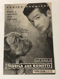 Tequila And Bonetti Vintage Print Ad Jack Scalia Mariska Hargitay TPA20 - Picture 1 of 2