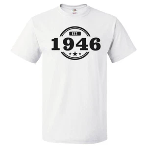 T-Shirt 79. Geburtstag Geschenk für 79-Jährige gegründet 1946 - Bild 1 von 1