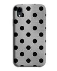 Silver and Black Spotted Phone Case Cover Dots Spotty Spots Design Mens i502 
