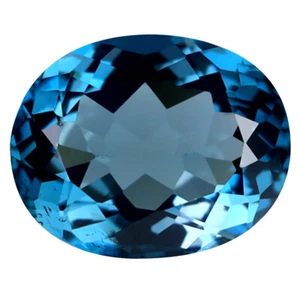 4.38 ct Supreme Oval (11 x 9 mm) Heated Brazil London Blue Topaz Loose Gemstone - Picture 1 of 1