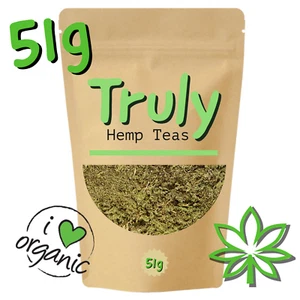 Seedless Organic Hemp Herbal Tea Sleep Anxiety Stress Relief Premium Quality! - Picture 1 of 4