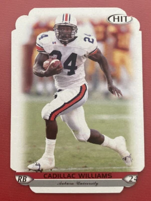 2005 Sage Hit #24 Carnell Cadillac Williams Auburn Tigers Die Cut - Image 1 of 2