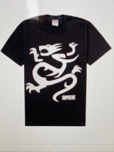 SOLD OUT SUPREME SS23 Sz XXL Deep Dragon Tee Black Authentic - Picture 1 of 5