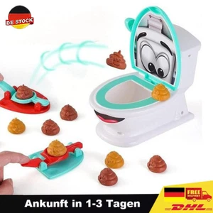 WC Toiletten Schießspiel Doppelwerfer Familien Party Interaktives Spielzeug Spaß - Bild 1 von 9