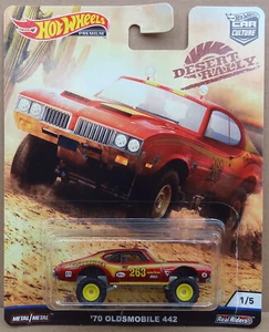 Hot Wheels Premium - Car Culture - Desert Rally - '70 Oldsmobile 442 4x4 offroad - Picture 1 of 6