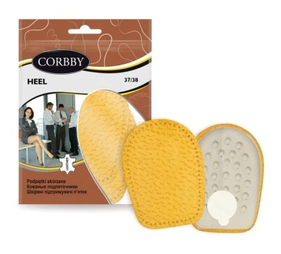 Leder Schuheinlagen Fersenkeil Fersenkissen Einlage Reitstiefel Fersenbett Latex - Bild 1 von 4