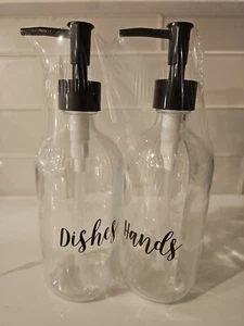 Glass Dish And Hand Soap Pump Dispensers - Picture 1 of 5