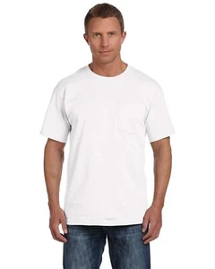 T-Shirt Fruit of the Loom 360breathe Eversoft SS Tasche weiß Größe 3xl neu mit Etikett - Bild 1 von 7