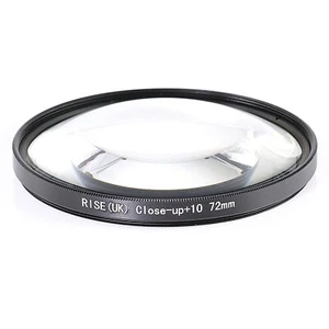 72mm Macro Close-Up +10 Close Up Lens Filter for Nikon Camer Sony Fujifilm Sigma - Picture 1 of 5