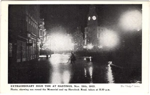 HASTINGS 1905 FLOODS, MEMORIAL & HAVELOCK ROAD BY JUDGE - Picture 1 of 2