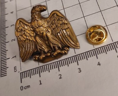 MARKENLOS PIN/Anstecker Reichsadler, ADLER (Militaria, Nostalgie) antikgold