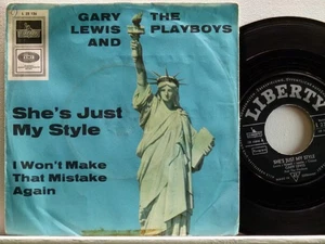 Gary Lewis & The Playboys -She's Just My Style D-1965 Liberty 23 136 wocl. - Picture 1 of 2