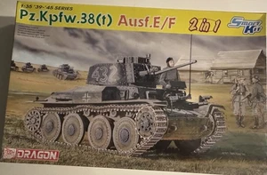 Dragon 6434 Pz.Kpfw.38(t) Ausf.E/F 2 en 1 Smart Kit 1:35 '39-'45 Series - Imagen 1 de 2