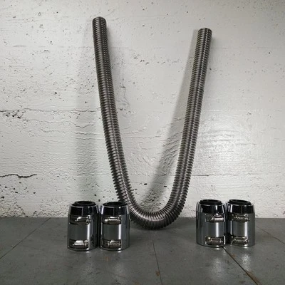 1949-1956 Plymouth o se adapta a Chrysler 48 acero inoxidable SS kit de mangueras de radiador  Foto 1 de 4