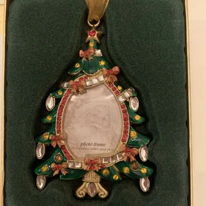 Costco Joyas Tono Dorado Marco Árbol Adorno Navidad - Imagen 1 de 4