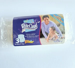 Neu aus altem Lagerbestand White Cloud Real Love John Lennon Kunstwerk Neugeborene Windeln 2er Pack Probe - Bild 1 von 6