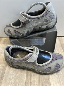 Sandalias MERRELL Continuum Mary Jane Punta Cerrada Talla 7 Gris Lila Suela Vibram - Imagen 1 de 12