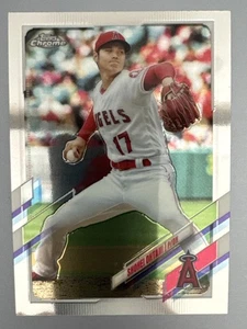 2021 Topps Chrome Refractor Los Angeles Angels Shohei Ohtani #159 - Picture 1 of 2