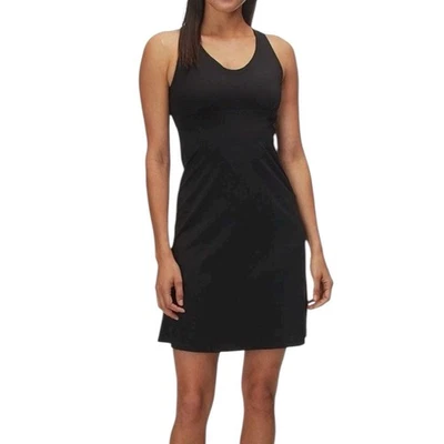 Vestido de Primavera Patagonia Magnolia Para Mujer Mediano Negro Sin Mangas Halter Activo NUEVO Foto 1 de 4