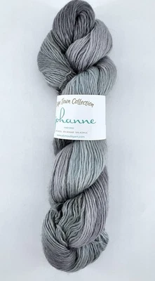 Plymouth Yarn Johanne 1 hank - 100 g Color 0011 Graphite - Wool Mohair Acrylic - Image 1 of 4