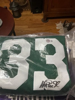 Michigan State Magic Johnson Signed Green Pro Style Jersey BAS BECKETT COA - Image 1 of 2