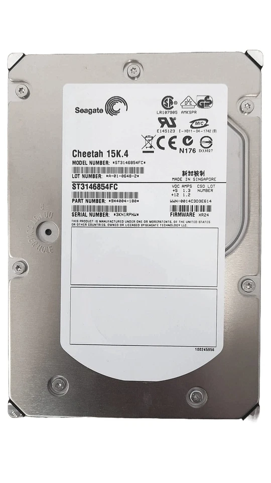 Hard drive Seagate 146GB 15K HDD FC 2G 3.5" 512e 8MB 9X4004-180 - Image 1 of 1