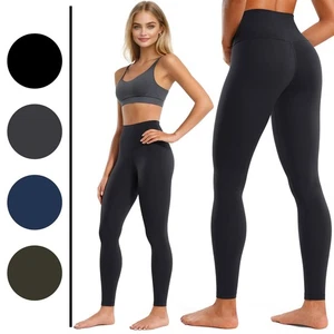Damen High Waist Sport Leggings Blickdicht Yoga Leggins Fitnesshose Workout Gym - Bild 1 von 29