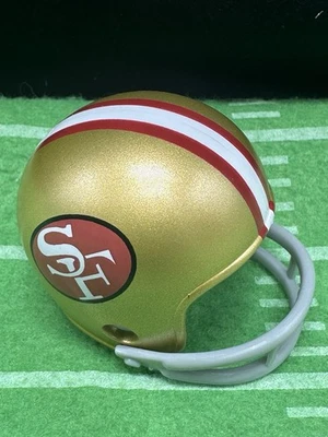 旧金山 49 人队 1969 NFC AFL Throwback 2 巴口袋专业头盔 Riddell 出品 — 第 1/4 张图片