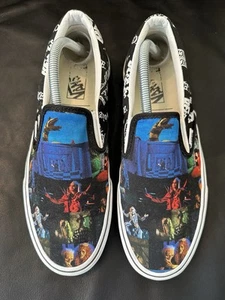 Vans x Beetlejuice House Of Terror Official Vans Custom Men’s 9 Womens 10.5 - Picture 1 of 14