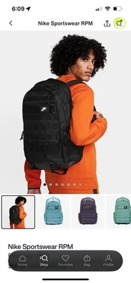 Nike Sportswear RPM Mochila Negra 26L FD7544-010 Laptop Bolso Escolar Nuevo con Etiquetas Foto 1 de 4