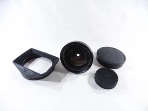 Leitz Leica Elmarit-R 2.8/19mm Objectif Lens avec pare soleil et bouchons.3 Cams - Picture 1 of 24