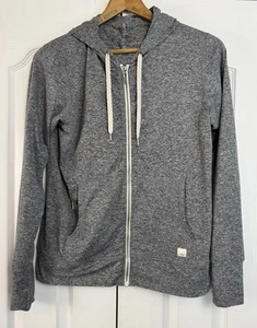 VUORI Women’s MEDIUM Halo Performance Hoodie Gray Full Zip Dreamknit Jacket EUC - Picture 1 of 10