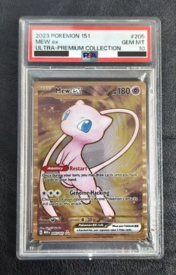 PSA 10 Mew ex Ultra-Premium Collection 151 Metal Card Special Illustration - Image 1 of 3