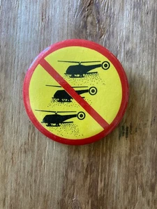 KAMPAGNE GEGEN SPRÜHKNOPF CALIFORNIA MEDFLY 80er Jahre Pestizide Umwelt - Bild 1 von 2