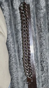 Großes Edelstahl Kubanisches Armband - Bild 1 von 3