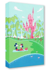 Mickey Disney Eric Doggett Lt Ed TOC Leinwanddruck von 1500 Castle View for Two - Bild 1 von 1
