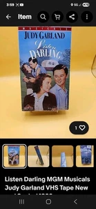 special listing tape lot Little Nellie Kelly and listen darling VHS NEW SEALED  - Picture 1 of 2